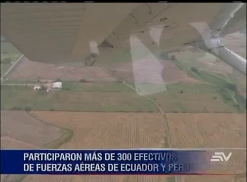 Ecuador y Perú realizan maniobras de rescate en zona fronteriza