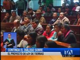 Asamblea dialoga sobre Ley de Tierras