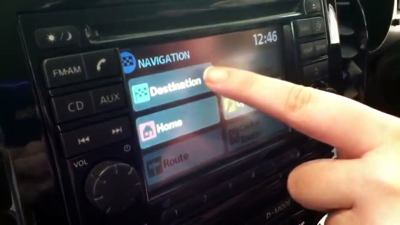 Nissan Connect Sat Nav / Satellite Navigation Instructions