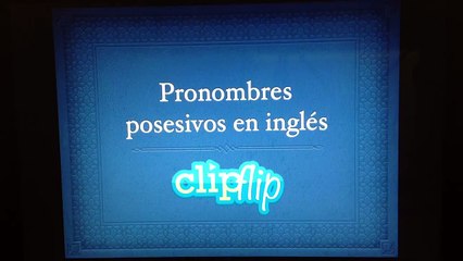 Pronombres posesivos en ingles- aprender ingles