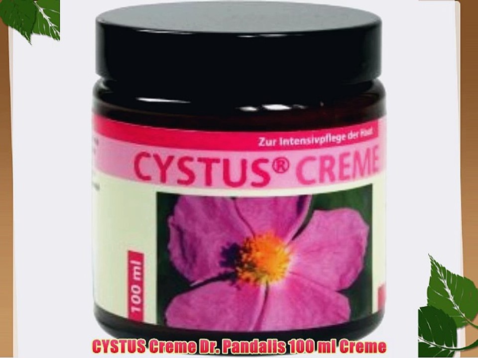 CYSTUS Creme Dr. Pandalis 100 ml Creme