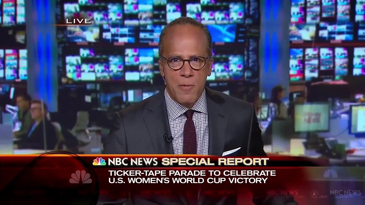 U.S. Women's Soccer Team Parade - NBC News Special Report