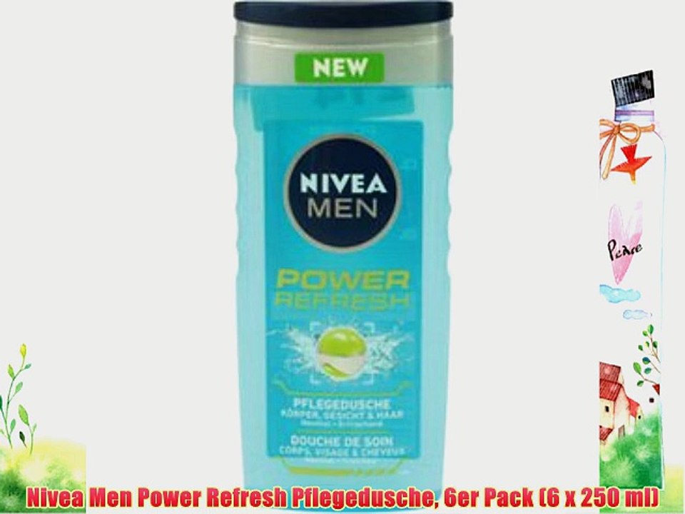 Nivea Men Power Refresh Pflegedusche 6er Pack (6 x 250 ml)