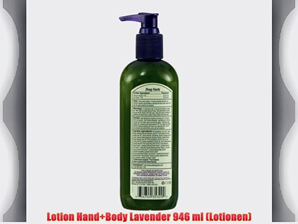 Lotion Hand Body Lavender 946 ml (Lotionen)