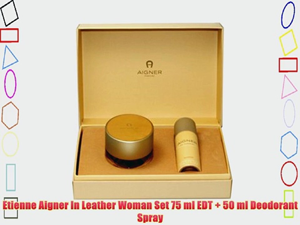 Etienne Aigner In Leather Woman Set 75 ml EDT 50 ml Deodorant Spray - video  dailymotion