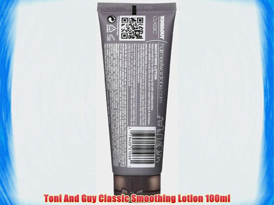 Toni And Guy Classic Smoothing Lotion 100ml