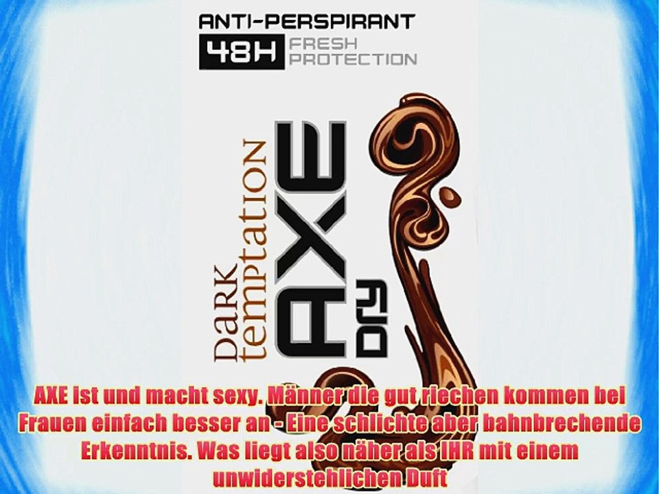 Axe Dark Temptation Dry DeoRoll-On 6er Pack (6 x 50 ml)