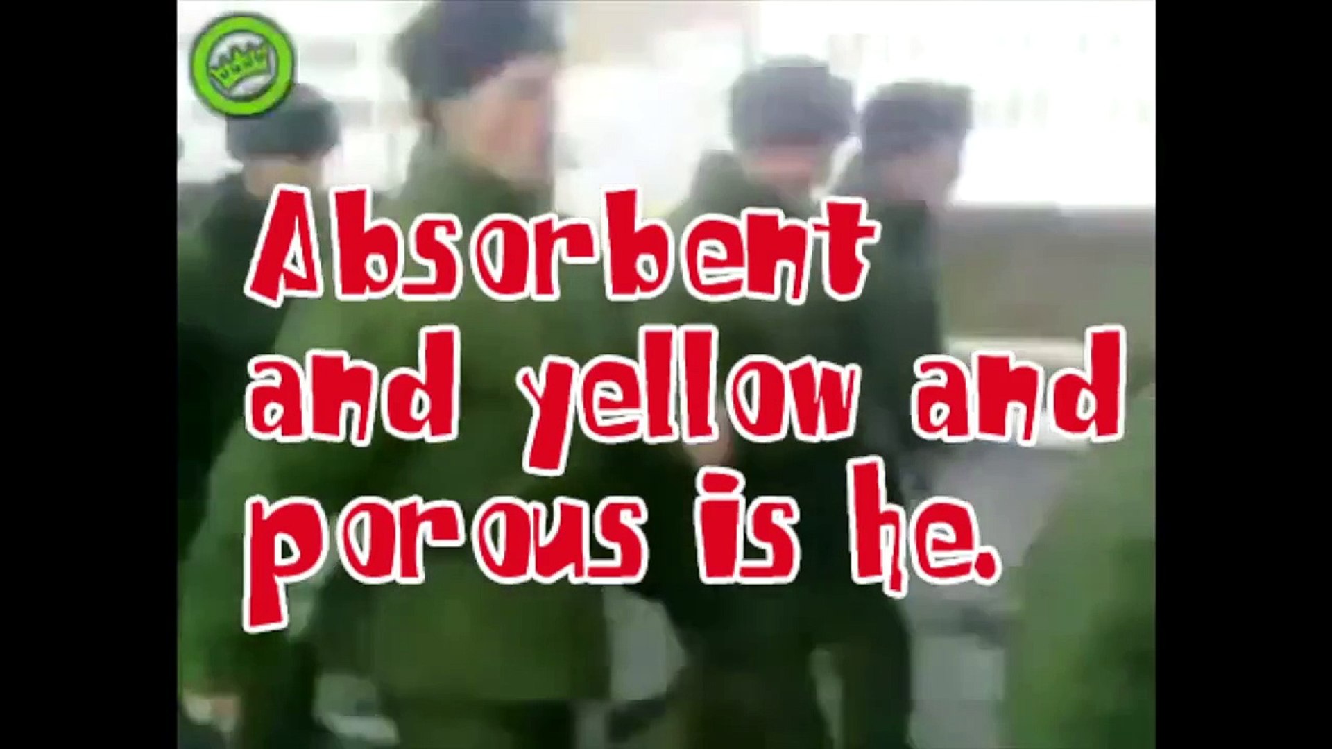 ⁣Russian Army Sings Spongebob Squarepants Theme Song While Marching