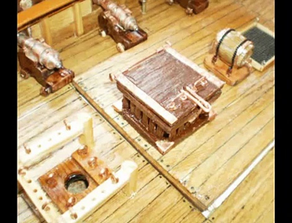 Ship shooting guns