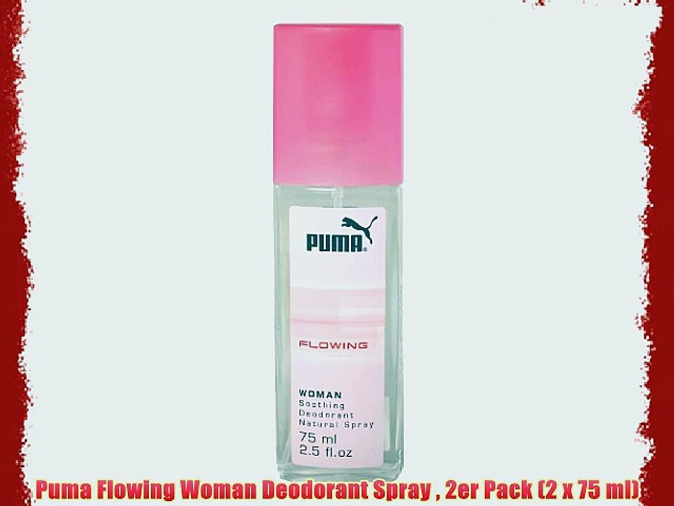Puma Flowing Woman Deodorant Spray  2er Pack (2 x 75 ml)