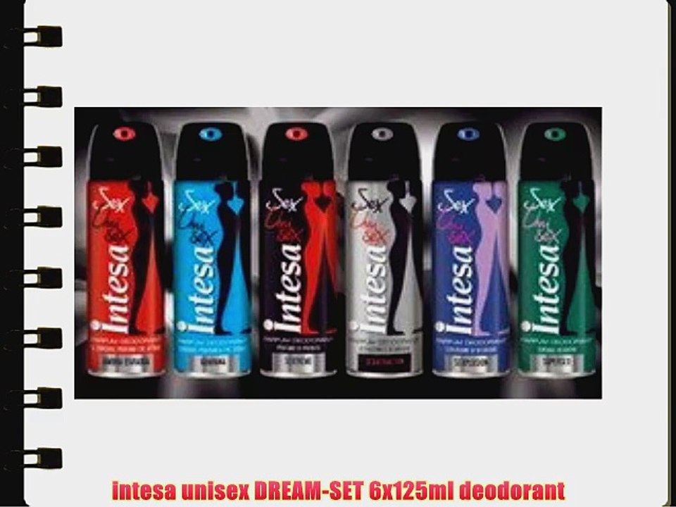 intesa unisex DREAM-SET 6x125ml deodorant - video Dailymotion