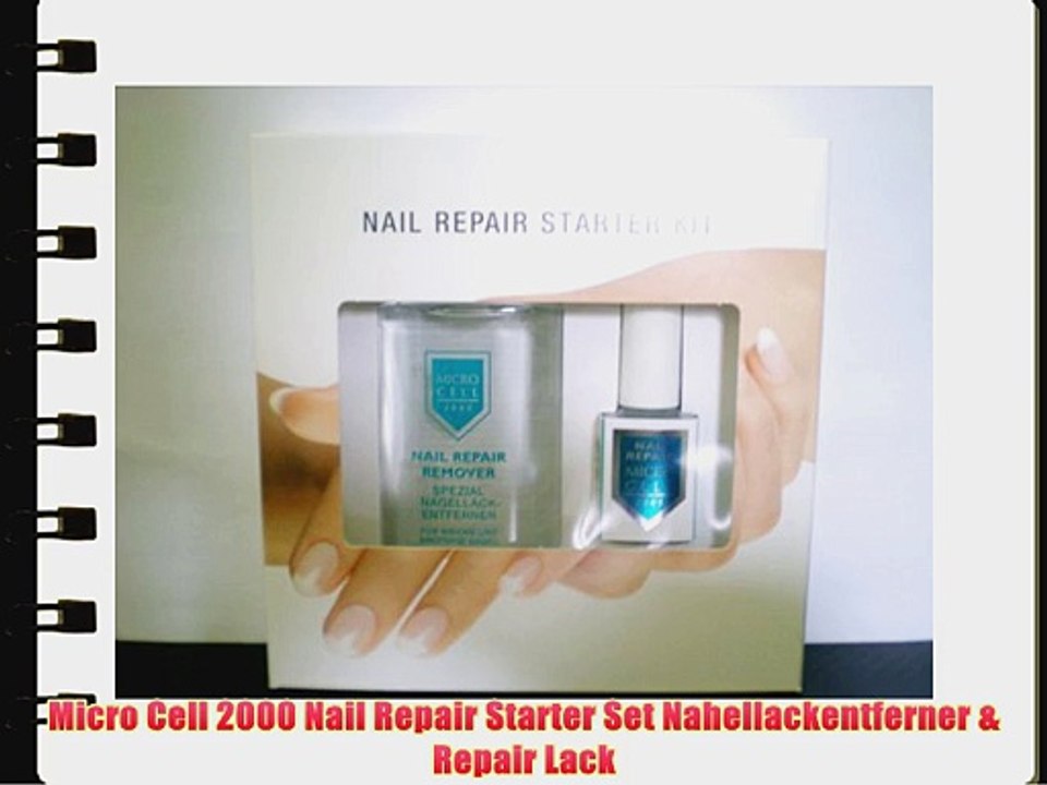 Micro Cell 2000 Nail Repair Starter Set Nahellackentferner