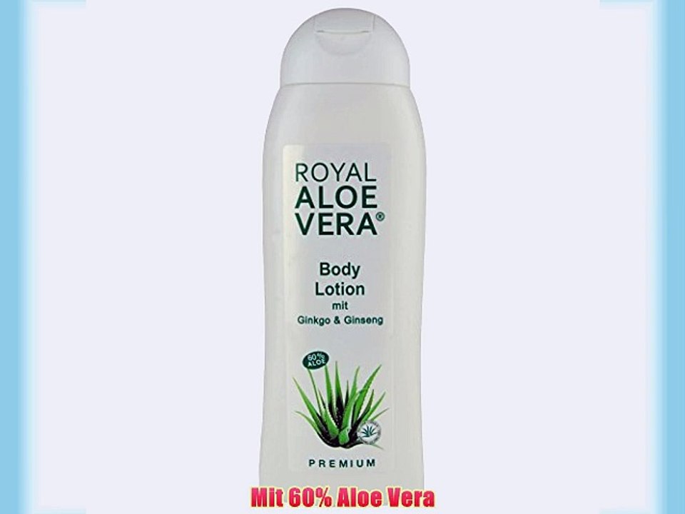 Royal Aloe Vera Body Lotion mit Ginko Ginseng 60% Aloe K?rper Lotion