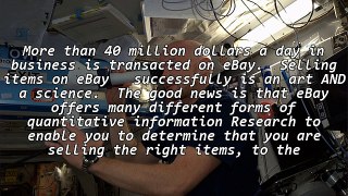 EBay  Data and Research - A Critical Element of Success