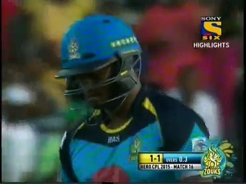 CPL 2015 - Match 16 - Jamaica Tallawahs vs St Lucia Zouks Highlights __CPL T20 2015