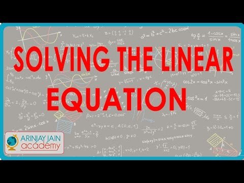 Solving the Linear Equation