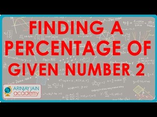 Finding a percentage of given number2