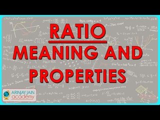 Ratio   Meaning and Properties