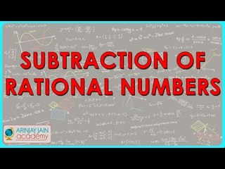 Class VI - CBSE Mathematics - Subtraction of Rational Numbers