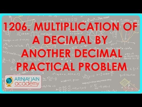 1206.Multiplication of a Decimal by Another Decimal Practical Problem