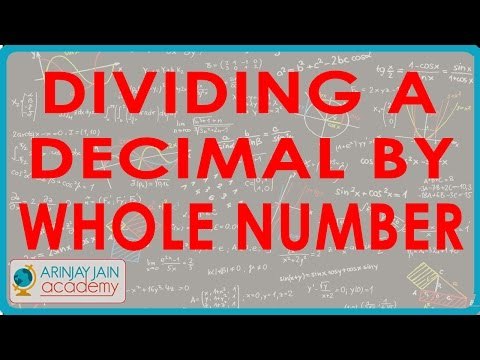 1029 .$ CBSE Class VI Maths, ICSE Class VI Maths - Dividing a Decimal by whole number