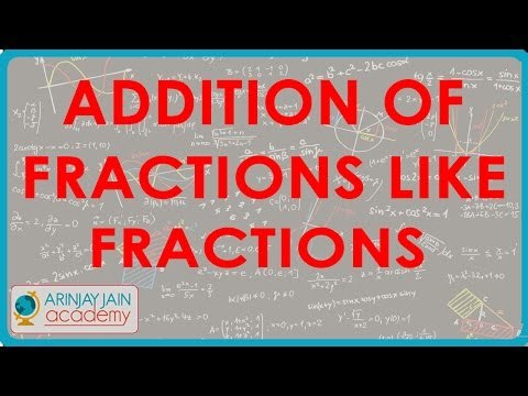 1055. Addition of Fractions Like Fractions