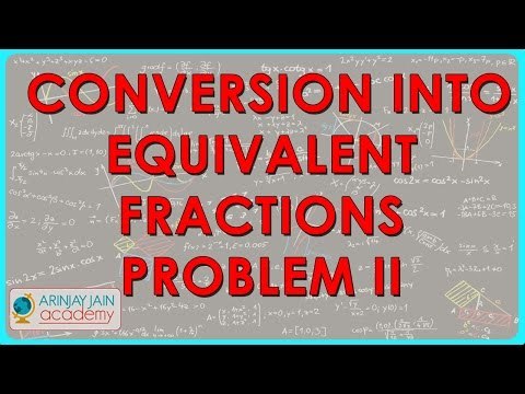 1194. Conversion into Equivalent Fractions Problems II