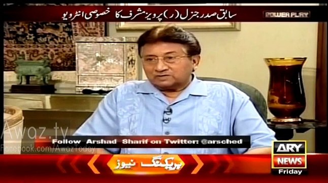 See Arshad Sharif's Reaction, when Musharraf told him that his Dog's name is PASHA