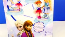 Frozen Young Elsa and Anna with Ice Skating Rink Disney Princess Doll Toys Review by DCTC