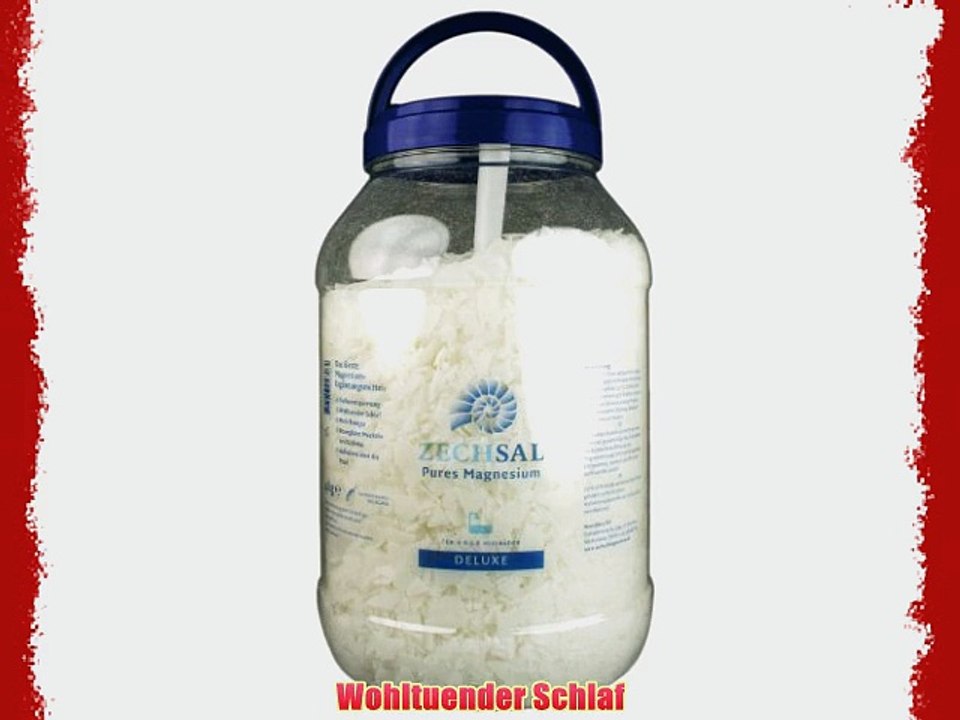 Zechsal Magnesium Badezusatz in den Gr??en (750g/2kg/4kg] [Aus dem Zechsteinmeer] Tausendkraut