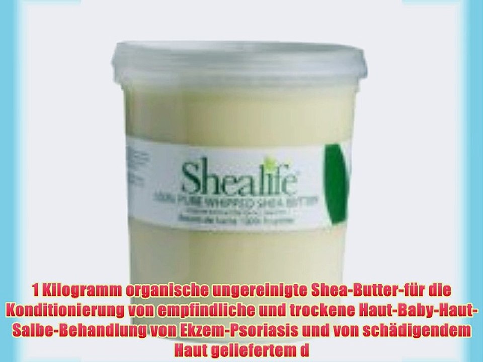 1 Kilogramm organische ungereinigte Shea-Butter-f?r die Konditionierung von empfindliche und