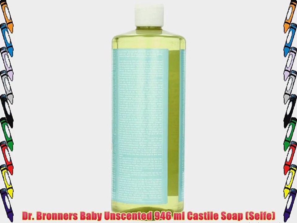 Dr. Bronners Baby Unscented 946 ml Castile Soap (Seife)