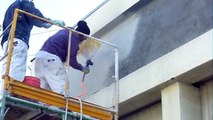 EZ Tex SprayAll Spraying Stucco Color Coat