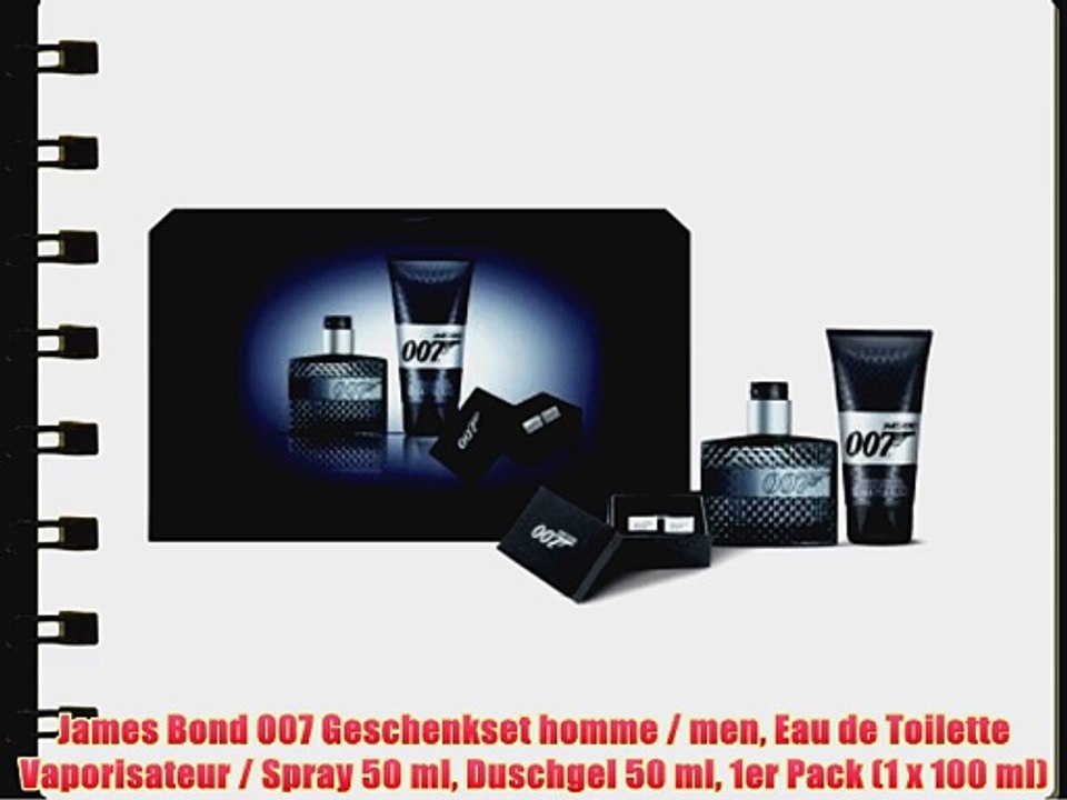 James Bond 007 Geschenkset homme / men Eau de Toilette Vaporisateur / Spray 50 ml Duschgel