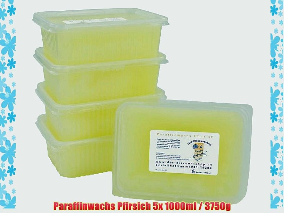 Paraffinwachs Pfirsich 5x 1000ml / 3750g