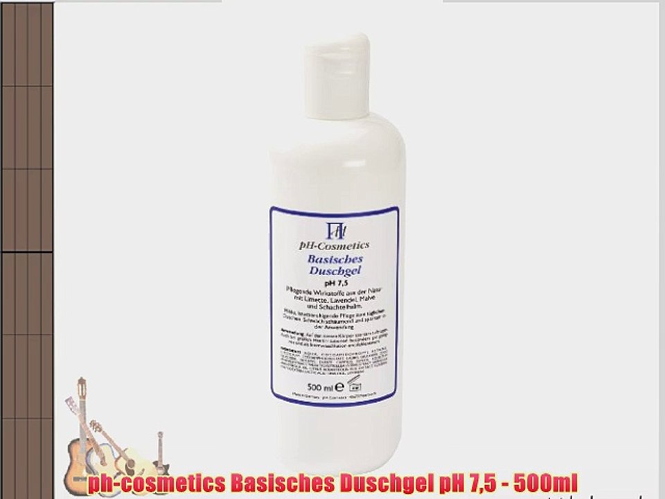 ph-cosmetics Basisches Duschgel pH 75 - 500ml