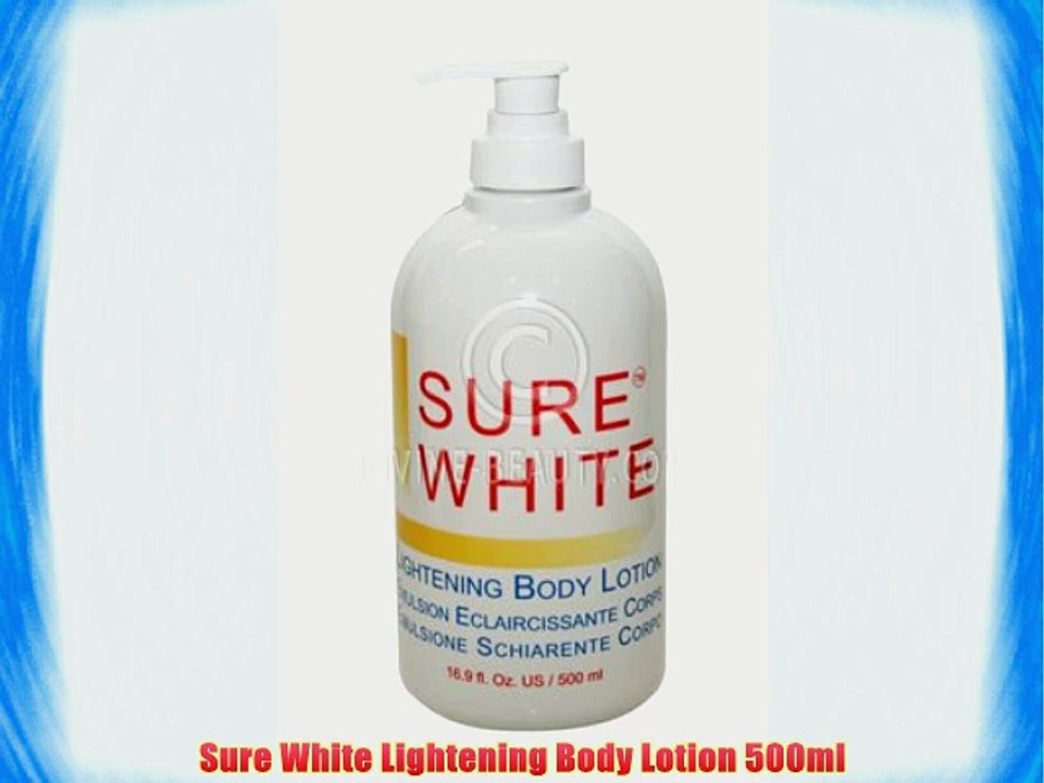 Sure White Lightening Body Lotion 500ml