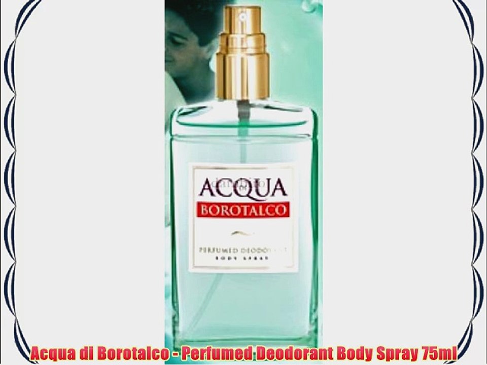 Acqua di Borotalco - Perfumed Deodorant Body Spray 75ml