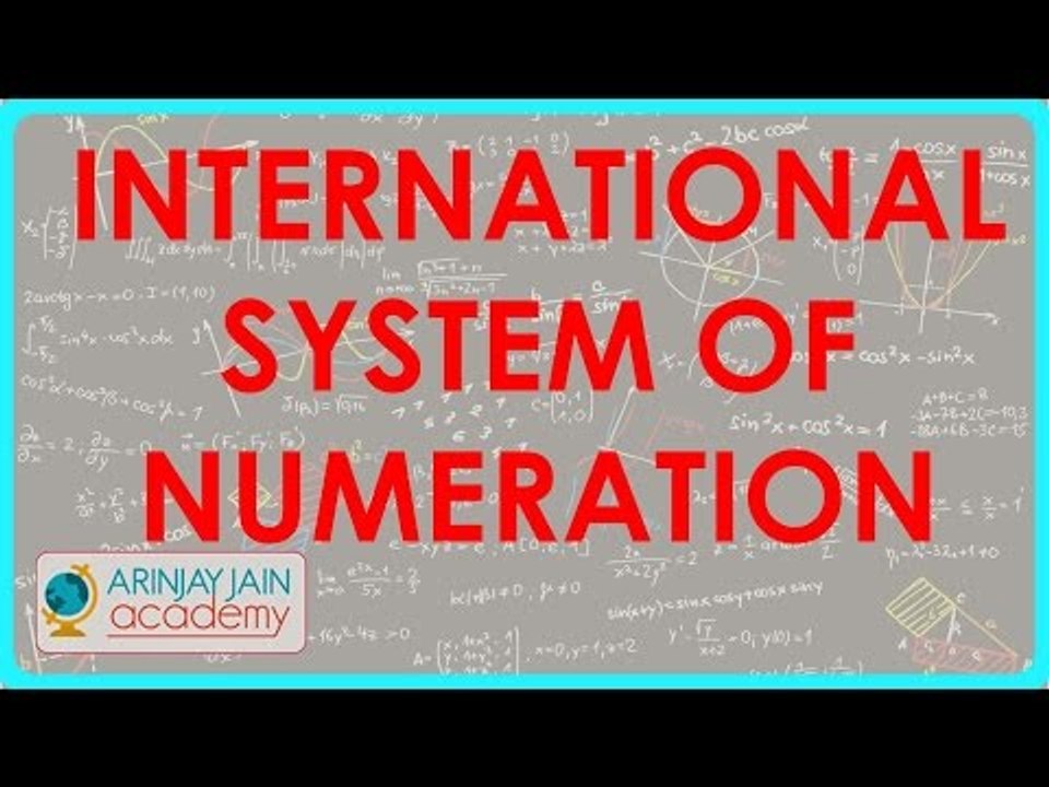 CBSE Class VI maths,  ICSE Class VI maths -  International System of Numeration   Rewriting a Number