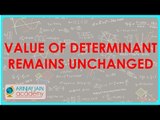 Value of Determinant remains unchanged, if the rows and columns are interchanged