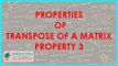 880. Class XII - CBSE, ICSE, NCERT Maths - Properties of  transpose of a Matrix - Property 3