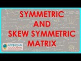 875. Class XI CBSE Math, ICSE Class XI Math - Symmetric and Skew Symmetric matrix