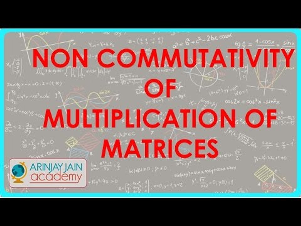 883. Class XII - CBSE, ICSE, NCERT Maths - Practical Application of Matrices - I