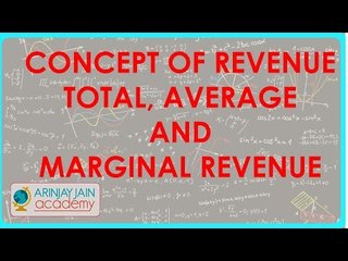 936. Class XII - Economics - Concept of Revenue - Total, Average and Marginal Revenue