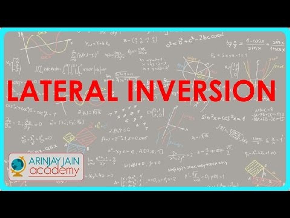945. Physics Class X - CBSE, ICSE, NCERT Lateral Inversion