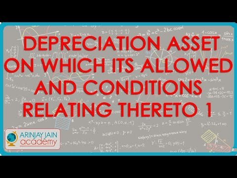 974.CA IPCC PGBP Depreciation Asset on which its allowed and conditions relating thereto 1