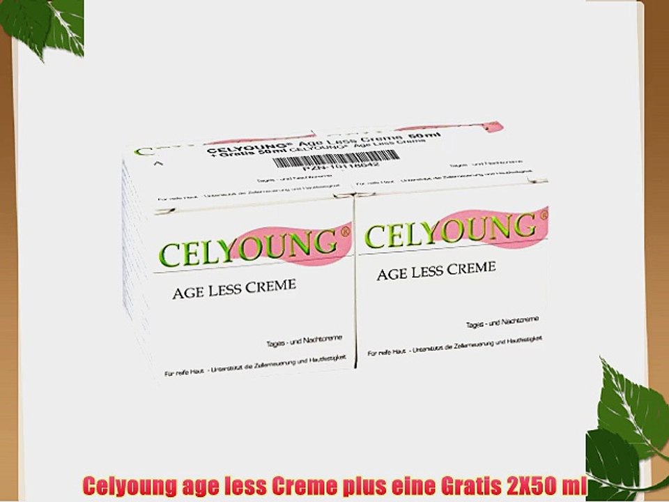 Celyoung age less Creme plus eine Gratis 2X50 ml