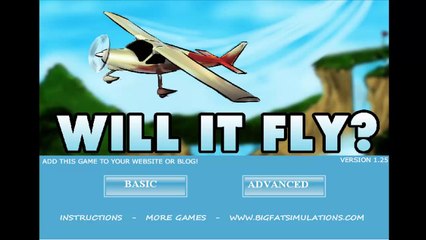 Free online Flight simulator Will It Fly
