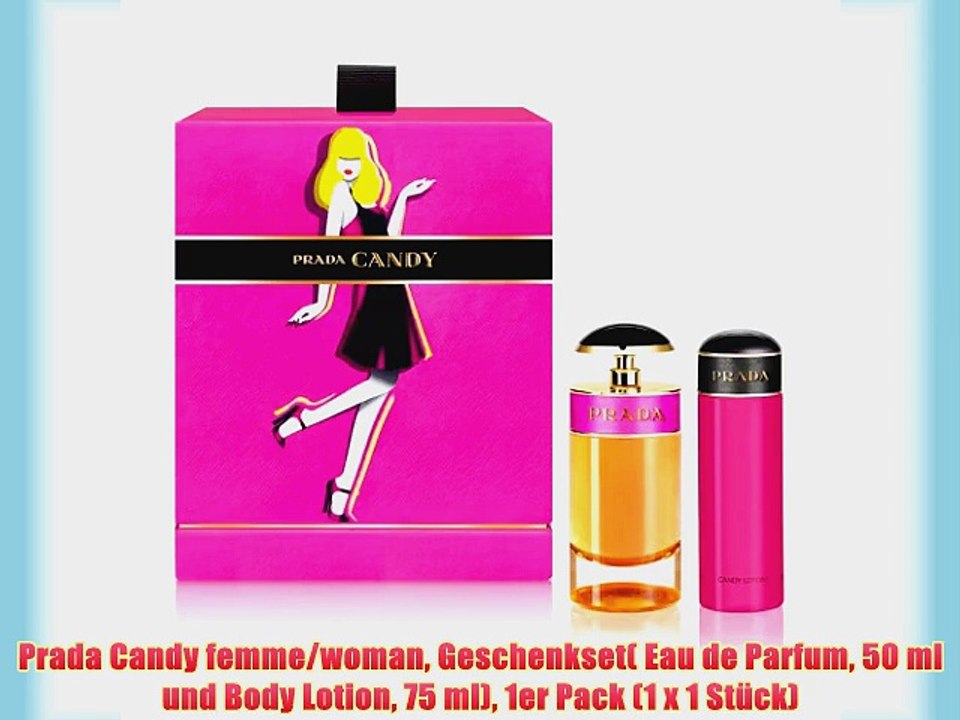 Prada Candy femme/woman Geschenkset( Eau de Parfum 50 ml und Body Lotion 75 ml) 1er Pack (1