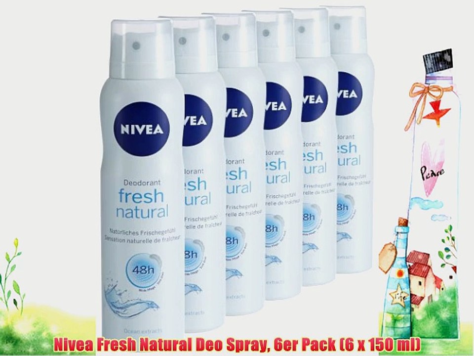 Nivea Fresh Natural Deo Spray 6er Pack (6 x 150 ml)